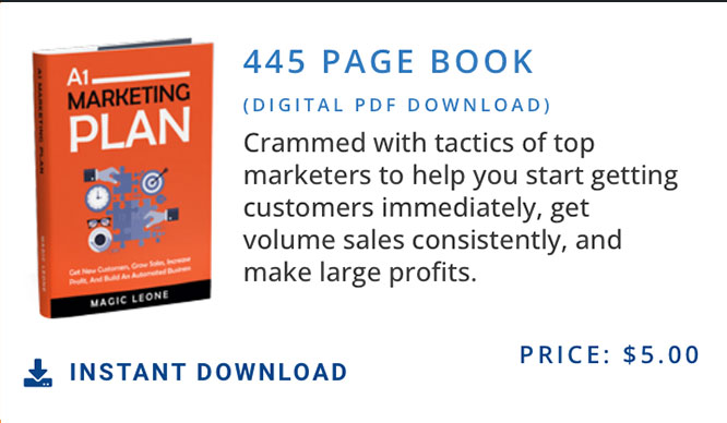 A1 Marketing Plan Book Image And Description