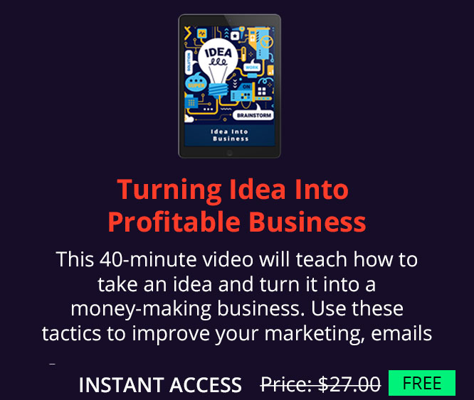 Image And Description Of Turning Ideas Into Business Video
