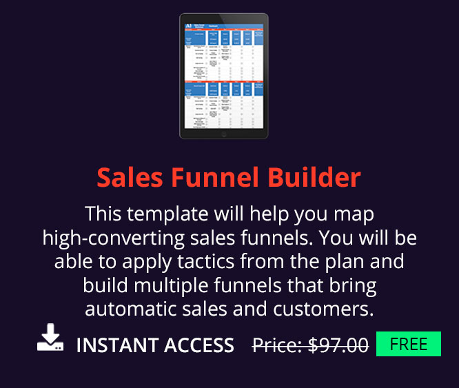 Image And Description Of Sales Funnel Builder Worksheet